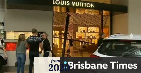 louis vuitton brisbane theft|Man jailed after ramming Louis Vutton store in Brisbane's CBD .